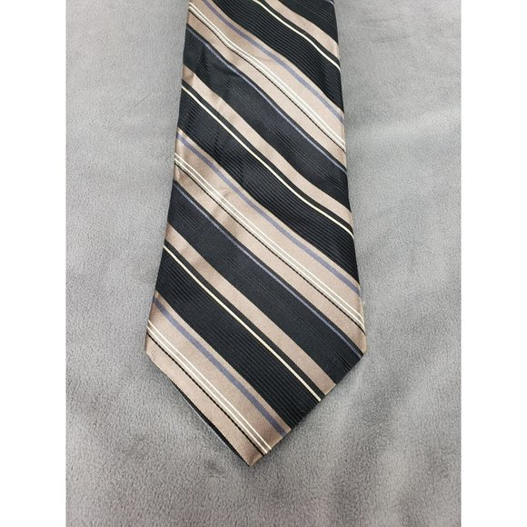 Jones New York 100% Imported Silk Striped Men's NWT Tie - Picture 9 of 9